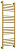 Полотенцесушитель водяной Сунержа Богема+ прямая 1200х400 подключение универсальное, золото матовое