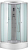 Душевая кабина Niagara NG-3317G 90x90 см, стекло матовое / профиль хром