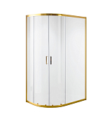 Душевой уголок Niagara Nova NG-6421-08 GOLD 120x80 см, стекло прозрачное, профиль золото