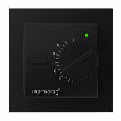 Терморегулятор Thermoreg TI-200 Design Black для теплого пола, механический, черный