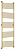 Полотенцесушитель водяной Сунержа Богема+ прямая 1900х600 подключение универсальное, золото матовое