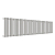 Радиатор стальной Empatiko Takt S1-1312-200 Cozy grey 1312x236 33 секции, вертикальный 1-трубчатый, боковое подключение, серый (Cozy grey)