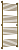 Полотенцесушитель водяной Сунержа Богема+ прямая 1500х600 подключение универсальное, состаренная бронза