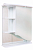 Шкаф зеркальный Onika Виола 60.01 правый, с LED подсветкой