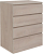 Комод Aquanet Сканди 800x480, 4 ящика, дуб эдгрейн