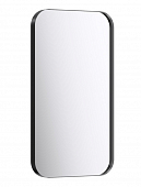 Зеркало Aqwella RM 50 прямоугольное в металлической раме, черный