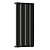 Радиатор стальной Empatiko Takt R1-472-1750 Confident Black 472x1786 12 секций, вертикальный 1-трубчатый, нижнее правое подключение, черный (Confident Black)