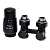 Комплект Vario Term Premium Eleganckie EPRNYGS0224C/FK: узел нижнего подключения, прямой, с термоголовкой М30x1,5, черный матовый
