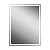 Шкаф зеркальный Continent Mirror Box black LED 60x80 с LED подсветкой, датчик движения и сенсорный выключатель, корпус черный