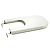Крышка для биде Roca The Gap 806472004 с микролифтом, петли хром