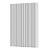 Радиатор стальной Empatiko Takt S2-592-500 Mild White 592x536 30 секций, вертикальный 2-трубчатый, боковое подключение, мягкий белый (Mild White)