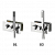 Смеситель RGW Shower Panels SP-44-01 для душа, встраиваемый (с внутренней частью), с ручным душем и держателем, без душевого шланга, хром