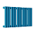 Радиатор стальной Empatiko Takt S1-592-200 Dreamy Blue 592x236 15 секций, вертикальный 1-трубчатый, боковое подключение, синий (Dreamy Blue)