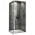 Душевой уголок Abber Sonnenstrand AG04080-S100 без поддона, 80x100x195 cм, стекло прозрачное / профиль хром