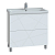Тумба напольная Vigo Geometry 800-0-2 с раковиной, белый