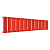 Радиатор стальной Empatiko Takt R1-1432-200 Friendly Red 1432x236 36 секций, вертикальный 1-трубчатый, нижнее правое подключение, красный (Friendly Red)
