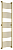 Полотенцесушитель водяной Сунержа Богема+ выгнутая 1900х500 подключение универсальное, состаренная латунь