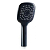 Ручной душ Melodia Luxe MKP26111BL_bk 1-функциональный, 95х95мм, черный