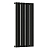 Радиатор стальной Empatiko Takt S1-472-1750 Confident Black 472x1786 12 секций, вертикальный 1-трубчатый, боковое подключение, черный (Confident Black)