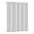 Радиатор стальной Empatiko Takt R1-592-500 Mild White 592x536 15 секций, вертикальный 1-трубчатый, нижнее правое подключение, мягкий белый (Mild White)