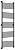 Полотенцесушитель водяной Сунержа Богема+ прямая 1900х600 подключение универсальное, черный матовый