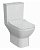 Унитаз-компакт VitrA Integra Square Open-Back 9833B003-7205 безободковый, с тонким сиденьем с микролифтом