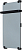Полотенцесушитель электрический Allen Brau Infinity 80x44 зеркальный, с рейлингом и креплением / черный браш