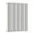 Радиатор стальной Empatiko Takt R1-592-500 Cozy grey 592x536 15 секций, вертикальный 1-трубчатый, нижнее правое подключение, серый (Cozy grey)