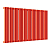 Радиатор стальной Empatiko Takt S1-1192-500 Friendly Red 1192x536 30 секций, вертикальный 1-трубчатый, боковое подключение, красный (Friendly Red)