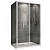 Душевой уголок Abber Sonnenstrand AG07100-S100 без поддона, 100x100x195 cм, стекло прозрачное / профиль хром