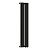 Радиатор стальной Empatiko Takt R1-232-1750 Confident Black 232x1786 6 секций, вертикальный 1-трубчатый, нижнее правое подключение, черный (Confident Black)