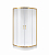 Душевой уголок Niagara Nova NG-6407-08 GOLD 100x100 см, стекло прозрачное, профиль золото
