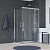 Душевой уголок RGW Hotel HO-42 (HO-31 + Z-41) 120x90x195 см, без поддона, стекло прозрачное, профиль хром