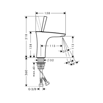 SMESITEL_DLYA_RAKOVINY_HANSGROHE_PURAVIDA_15074400_MONTAZHNAYA_SKHEMA_1