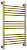 Полотенцесушитель водяной Сунержа Богема+ прямая 800х500 подключение универсальное, золото матовое