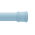 Карниз для ванны Milardo Basic Shower Rod 011A200M14 телескопический, голубой