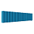 Радиатор стальной Empatiko Takt LR2-1432-200 Dreamy Blue 1432x236 36 секций, вертикальный 2-трубчатый, нижнее подключение, синий (Dreamy Blue)