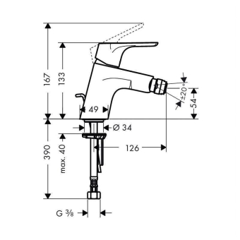 SMESITEL_DLYA_BIDE_HANSGROHE_FOCUS_E2_31920000_MONTAZHNAYA_SKHEMA_1