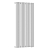 Радиатор стальной Empatiko Takt R1-472-1750 Mild White 472x1786 12 секций, вертикальный 1-трубчатый, нижнее правое подключение, мягкий белый (Mild White)