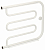 Полотенцесушитель водяной Сунержа Лира  500х650 2 полки, подключение вертикальное, белый