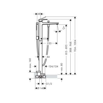 SMESITEL_DLYA_VANNY_S_DUSHEM_HANSGROHE_METROPOL_32532340_MONTAZHNAYA_SKHEMA_1