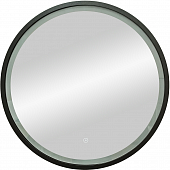 Зеркало Continent Style White D800 круглое, с LED подсветкой, белый