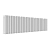 Радиатор стальной Empatiko Takt S2-1072-200 Mild White 1072x236 27 секций, вертикальный 2-трубчатый, боковое подключение, мягкий белый (Mild White)