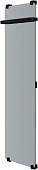 Полотенцесушитель электрический Allen Brau Infinity 160x44 зеркальный, с рейлингом и креплением / черный браш