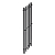 Полотенцесушитель электрический Melodia Desire Cascade Ferrum 120x23 П5, 4 крючка, черный