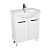Тумба напольная Viant Лима с раковиной Erica 70, белый