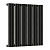 Радиатор стальной Empatiko Takt S1-712-500 Confident Black 712x536 18 секций, вертикальный 1-трубчатый, боковое подключение, черный (Confident Black)