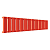 Радиатор стальной Empatiko Takt S1-1432-200 Friendly Red 1432x236 36 секций, вертикальный 1-трубчатый, боковое подключение, красный (Friendly Red)