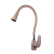 Смеситель Melodia Ostessa MDV40617Beige для кухни, гибкий излив с лейкой "колокольчик", 2 режима, бежевый матовый