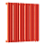 Радиатор стальной Empatiko Takt R1-712-500 Friendly Red 712x536 18 секций, вертикальный 1-трубчатый, нижнее правое подключение, красный (Friendly Red)